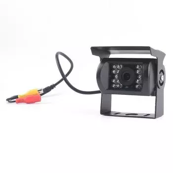 Беспроводной AV-передатчик и приемник для автофургона, грузовика, прицепа, автобуса, видеомонитора, грузовика, камера заднего вида оранжевый