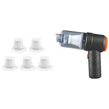 Беспроводной автоматический пылесос 1200 мАч для автомобиля, пылеуловитель, глубокая очистка, сила всасывания 3500 Па