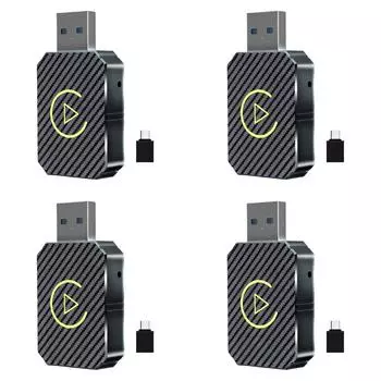 Беспроводной автомобильный адаптер Carplay Android Auto Plug&Play USB-ключ для автомобиля BT CarPlay AI Box