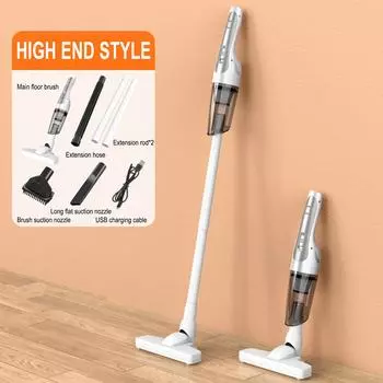 Беспроводной автомобильный бытовой пылесос, швабра/пылесос «два в одном» белый