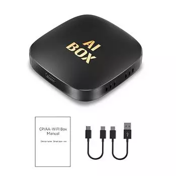 Беспроводной автомобильный PlayAndroid Auto AI Box Lite адаптер Car Play AI Box Проводной AI Box Android Удобный