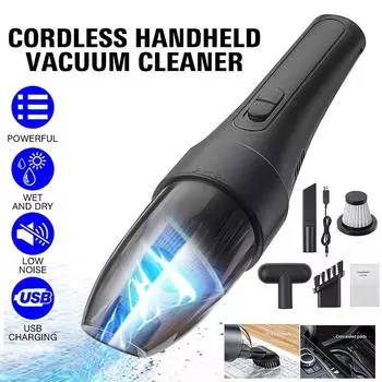 Беспроводной автомобильный пылесос 24000Па Мощное всасывание Беспроводной Портативный Ручной пылесос Для Дома Автомобиля 120Вт 12В