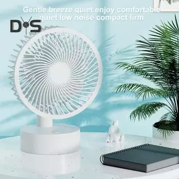 Беспроводной автомобильный вентилятор Сильный ветер Бесшумная работа 4 скорости Широкий угол подачи воздуха Сохраняйте прохладу в любом месте USB Charging