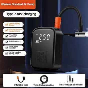 Беспроводной автомобильный воздушный насос электрический интеллектуальный цифровой дисплей шины газовые машины для мотоцикла велосипеда лодки АВТО шарики для шин