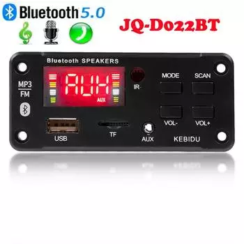 Беспроводной Bluetooth 5.0 9 В-24 В MP3 WMA декодер плата автомобильный аудио USB TF FM радио модуль цветной экран MP3-плеер с пультом дистанционного управления Mp3