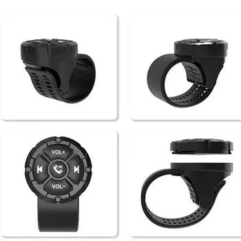 Беспроводной Bluetooth 5.3 пульт дистанционного управления медиаплеером для мотоцикла, велосипеда CR2023