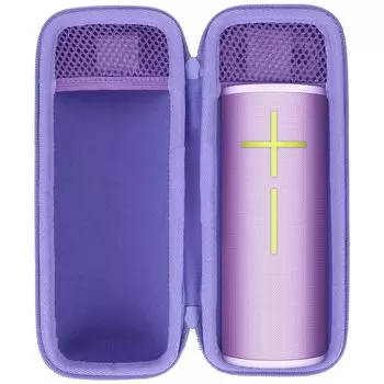 Беспроводной Bluetooth-динамик Ultimate Ears BOOM 3 4, совместимый с чехлом для хранения Lebakort (Фиолетовый чехол)