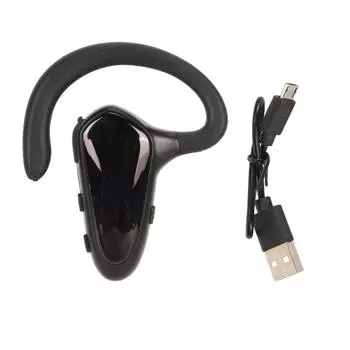 Беспроводной Bluetooth-наушник с костной проводимостью и шумоподавлением Bluetooth 5.1 Сверхлегкий бизнес чёрный