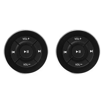 Беспроводной Bluetooth-совместимый автомобильный пульт дистанционного управления мультимедиа на рулевом колесе для iOS Android