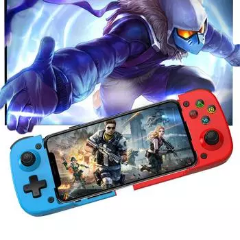 Беспроводной Bluetooth-совместимый растягивающийся игровой контроллер с эффектом Холла, джойстик, геймпад Eat Chicken для Android IOS для Switch PC Black