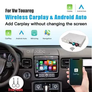 Беспроводной Carplay Android Auto для Volkswagen Touareg с 8-дюймовым экраном RNS850 2010-2018 Mirroring Car Play AirPlay Multimedia