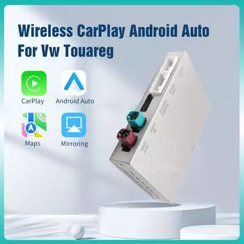 Беспроводной Carplay Android Auto для Volkswagen Touareg с 8-дюймовым экраном RNS850 2010-2018 Mirroring Car Play AirPlay Multimedia