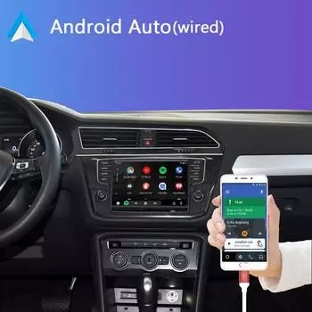 Беспроводной Carplay Android Auto Module Box для VW Volkswagen Skoda Octavia A5 Golf 7 Polo Passat B8 Mirror Link MIB MIB2