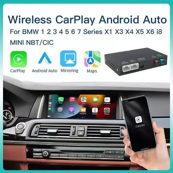 Беспроводной CarPlay для BMW NBT, CIC System 1 2 3 4 5 6 7 серии X1 X3 X4 X5 X6 MINI E60 E84 E70 F26 F25 F10 F11 F20 F21
