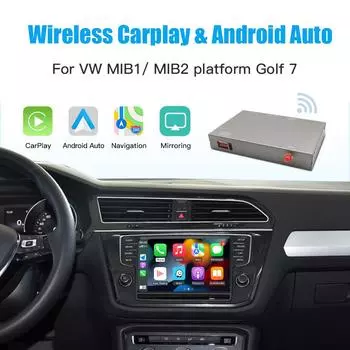 Беспроводной Carplay для VW Volkswagen Golf 7 Tiguan Lamando Magotan Phideon Teramont с оригинальным модулем обновления экрана MIB1/MIB2