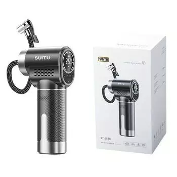 Беспроводной цифровой насос для шин, аккумуляторный USB-насос для шин, ручной цифровой насос для шин 150 фунтов на кв. дюйм со светодиодной подсветкой 1 set