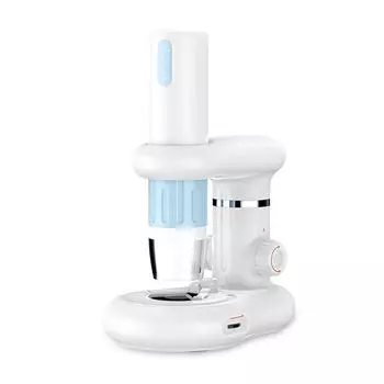 Беспроводной цифровой портативный микроскоп Type-C с увеличением 50X-1000X с подставкой, подходящей для мобильного телефона и ноутбука