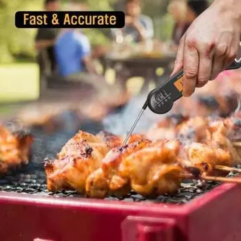 Беспроводной цифровой термометр для еды, водонепроницаемая конструкция, мгновенное считывание, подсветка, сверхбыстрый и точный зонд