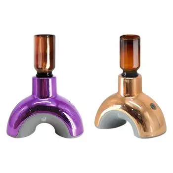 Беспроводной диффузор эфирного масла 10 мл флакон украшение для приборной панели автомобиля 9,3x11,5 см фиолетовый