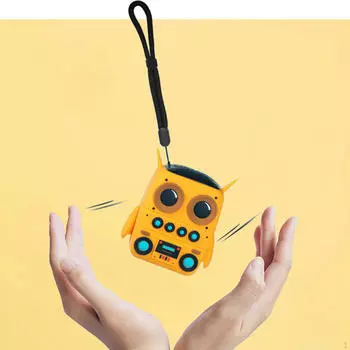 Беспроводной динамик Bass Cannon пылезащитный подарок уличный радио робот сабвуфер мини стерео для спорта