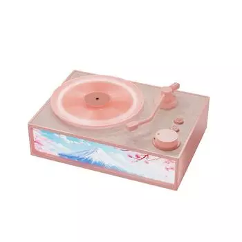 Беспроводной динамик BT Aroma Настольный проигрыватель пластинок Динамик Светодиодный ночник с эфирным маслом 10 мл для чёрный