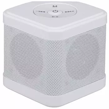 Беспроводной динамик Ohm Electric AudioComm Bluetooth, кубический динамик, белый OHM ASP-W110N-W 03-3177