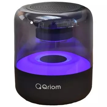 Беспроводной динамик USB перезаряжаемый оснащен Bluetooth FM радио динамик светодиодный свет 5 цветов подсветки маленький [Yamazen] встроенный QBS-120(В)