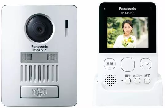 Беспроводной домофон Panasonic TV, не требующий проводки, оснащен светодиодной подсветкой VS-SGZ20L