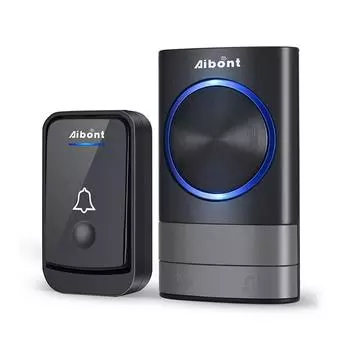 Беспроводной дверной звонок для дома, один на два, сверхдальний музыкальный пульт дистанционного управления для пожилых людей, датчик дверного звонка, голосовой пейджер EU