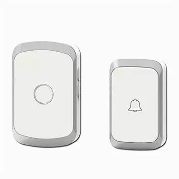 Беспроводной дверной звонок для домашней безопасности, водонепроницаемый дверной звонок переменного тока, 100-240 В, диапазон 300 м EU Plug золотой