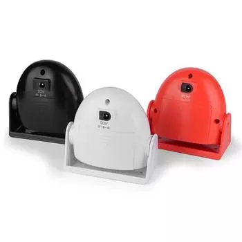 Беспроводной дверной звонок, дверной звонок для посетителей, устройство приветствия, противоугонная сигнализация, инфракрасный датчик движения, простая установка чёрный