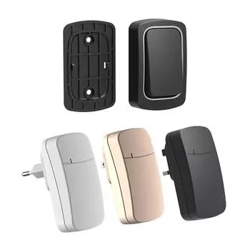 Беспроводной дверной звонок, не требующий батареек, водонепроницаемый, с автономным питанием, набор дверных звонков на расстоянии 150 м, домашний, уличный, кинетический звонок