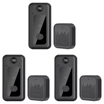 - Беспроводной дверной звонок с камерой LED, ночное видение, умный видеозвонок 1080HD Live Ima