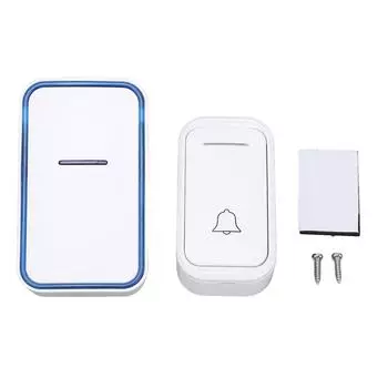 Беспроводной дверной звонок с подключаемым приемником, радиус действия 262 фута, 38 мелодий, чувствительный, простая установка, датчик двери