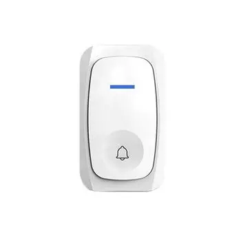 Беспроводной дверной звонок Водонепроницаемый дверной звонок с 38 мелодиями на выбор Регулируемая громкость Домашний звонок Добро пожаловать Дверные колокольчики 1pcs doorbell