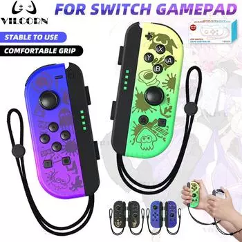 Беспроводной джойстик для Nintendo Switch//Lite/Oled Bluetooth-контроллер RGB 3D-джойстик с функцией пробуждения Trubo