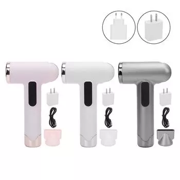 Беспроводной фен для волос 200 Вт 100000 об/мин USB зарядка быстрая сушка тихий портативный фен для волос для дома Pinkish EU Plug