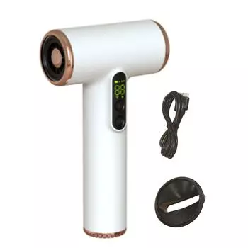 Беспроводной фен для волос с зарядкой через USB, портативный, с 3 скоростями, регулируемый дорожный фен для ухода за волосами