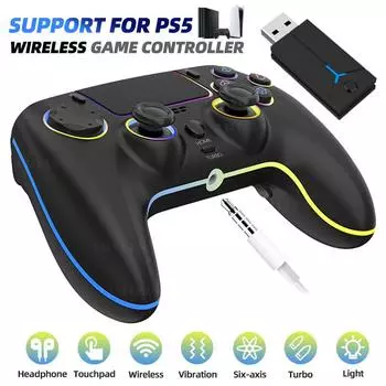 Беспроводной геймпад для контроллера PS5 для PlayStation 5 DualSense PS4/PS3 ПК игровой контроллер с вибрацией/мультитач джойстик
