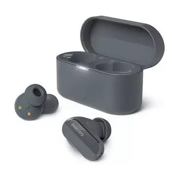 Беспроводной гибридный активный шумоподавитель PHILIPS TAT3508, совместимый с энергосберегающим LC3, улавливающим внешний звук, функцией AI Noise Canceling, совместимый с IPX4, с защитой от брызг 1 чёрный