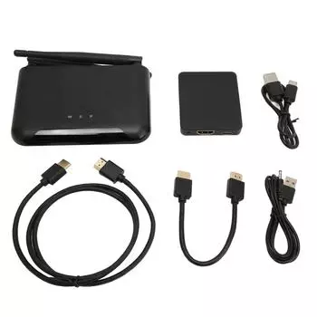 Беспроводной HD мультимедийный интерфейсный удлинитель 3D WiFi передатчик-приемник для видеоконференций