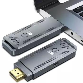 Беспроводной HDMI-комплект 4K 1080P 30 м, передача без задержки, беспроводной зеркальный передатчик/приемник