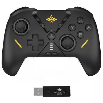 Беспроводной игровой контроллер, Bluetooth 4.0, совместим с Nintendo Switch, ПК Windows 7/8/10/11, IOS 6.0+ и Android 6.0+ Package:21.4*14.3*6.4cm чёрный