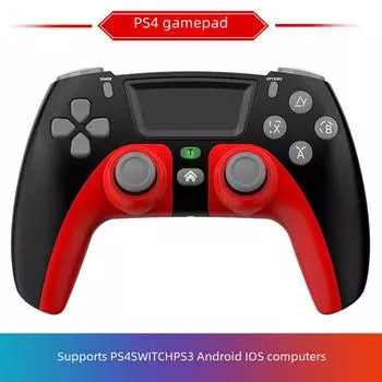 Беспроводной игровой контроллер Bluetooth PS4 для Slim/Pro с вибрацией синий/чёрный