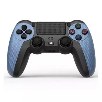 Беспроводной игровой контроллер с двойной вибрацией, точным управлением, Bluetooth-геймпадом со световой панелью для PS4