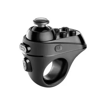 Беспроводной игровой пульт VR R1 Mini Ring Joystick Bluetooth Gamepad Управление камерой для iPhone Android Phone VR гарнитура чёрный