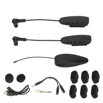 Беспроводной инструментальный микрофон, приемник и передатчик, профессиональный УВЧ-конденсаторный микрофон для инструмента