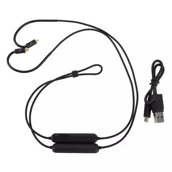 Беспроводной кабель для наушников с микрофоном и контроллером, BT-адаптер для наушников на шею, сменный кабель для