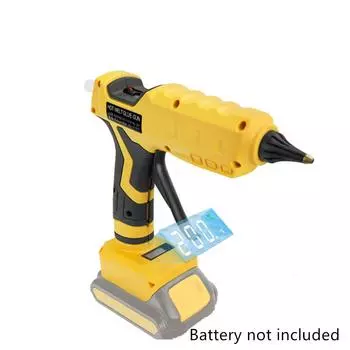 Беспроводной клеевой пистолет 100 Вт с ЖК-цифровым дисплеем для аккумулятора Dewalt 20 В (Нет батареи)