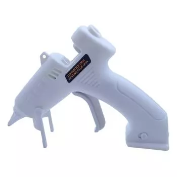 Беспроводной клеевой пистолет 20 Вт Быстрый нагрев Совместим с клеевыми стержнями 7 мм (не включено) Идеально для домашних проектов и ремонтов белый